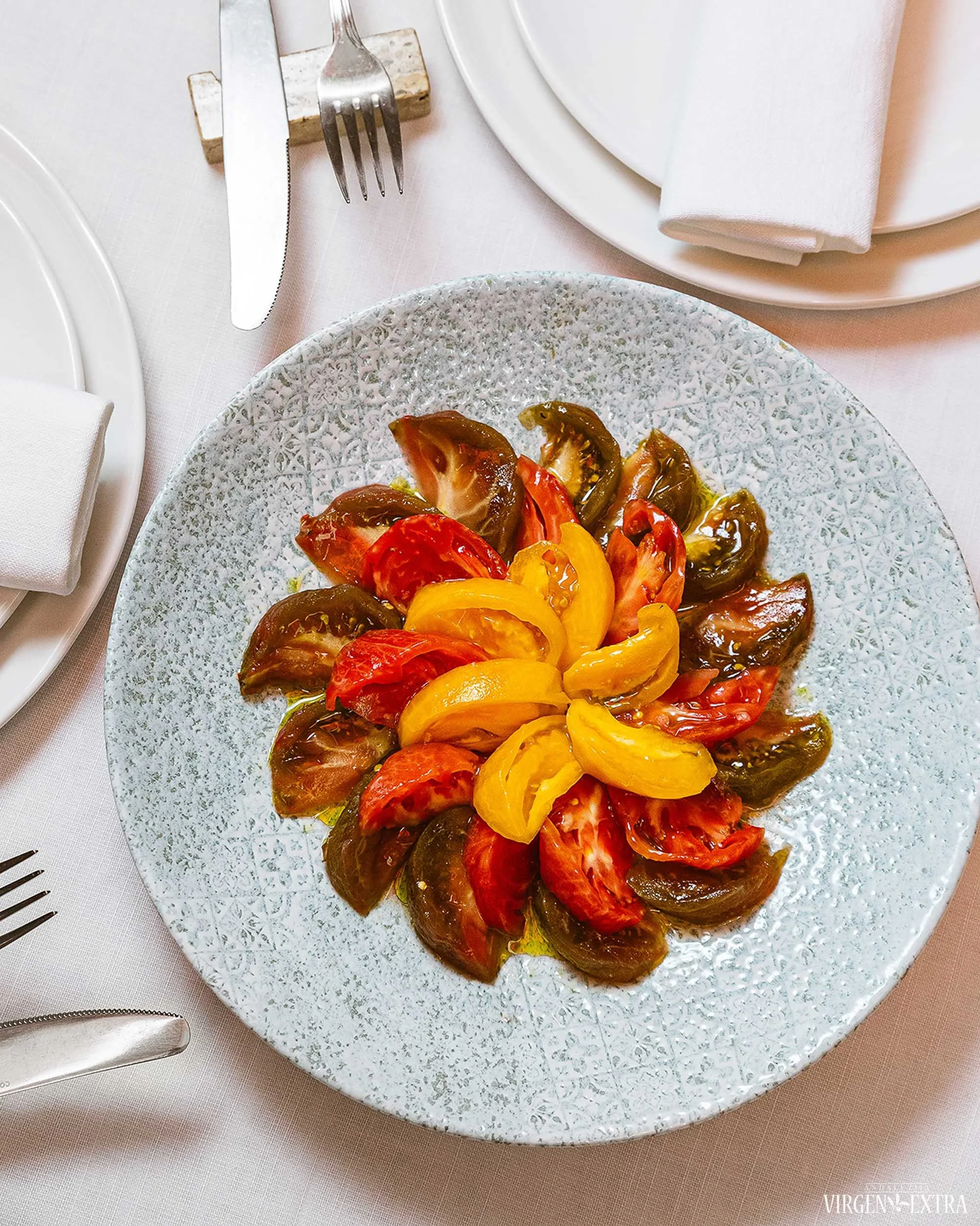 Arte de cozina, Charo Carmona&nbsp;|&nbsp;Andalūzija. Virgen Extra