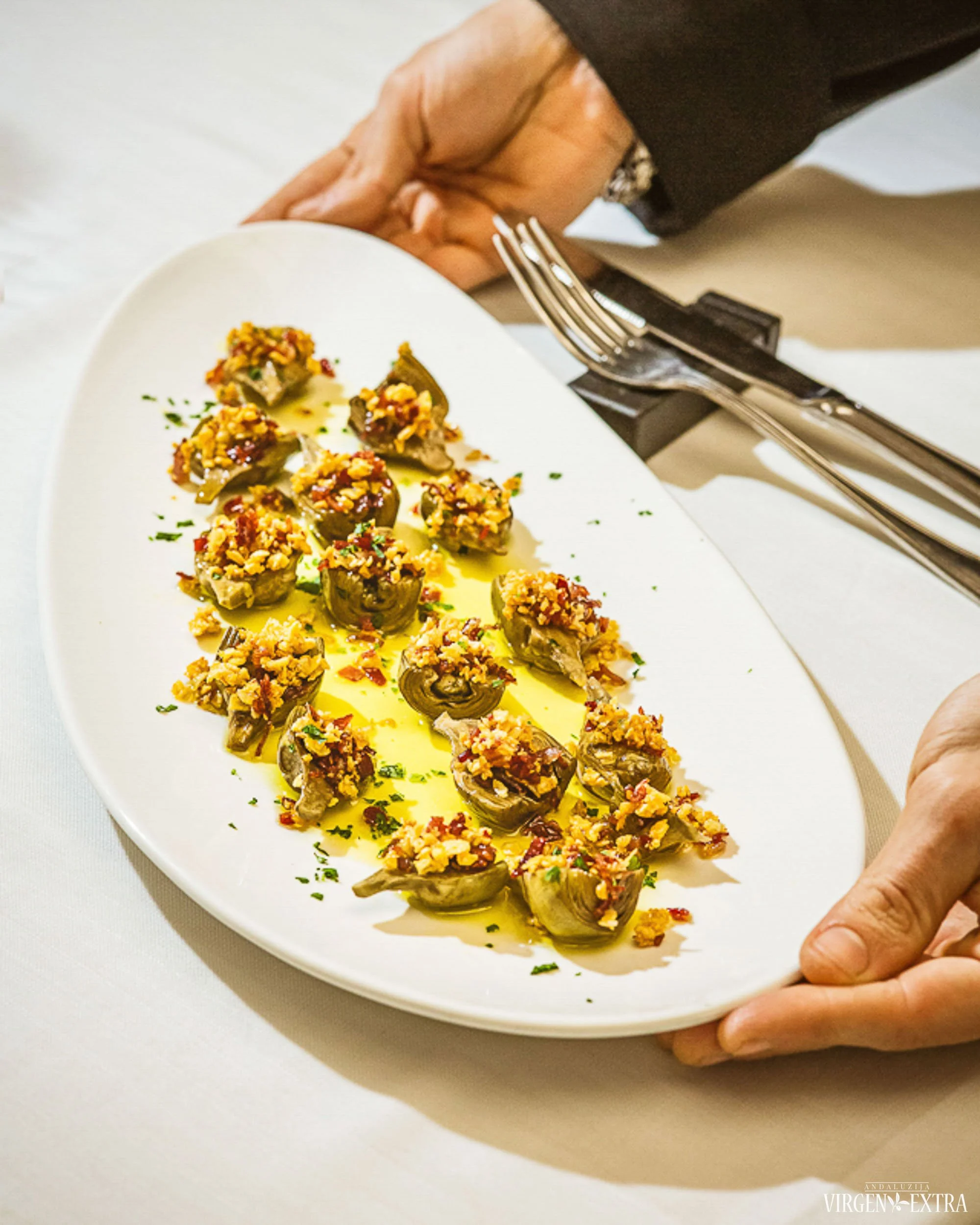 Arte de cozina, Charo Carmona&nbsp;|&nbsp;Andalūzija. Virgen Extra