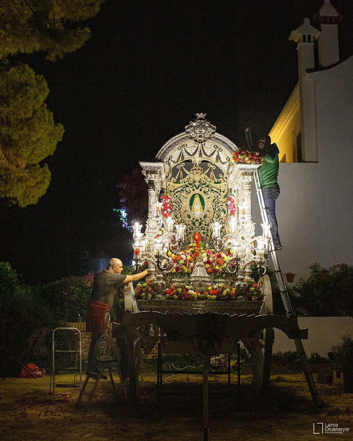 Simpecado vežimas | Andalūzija. Virgen Extra