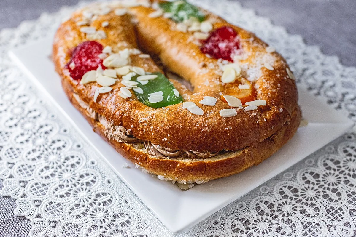 El Roscón de Reyes pyragas Andalūzijoje | Andalūzija. Virgen Extra