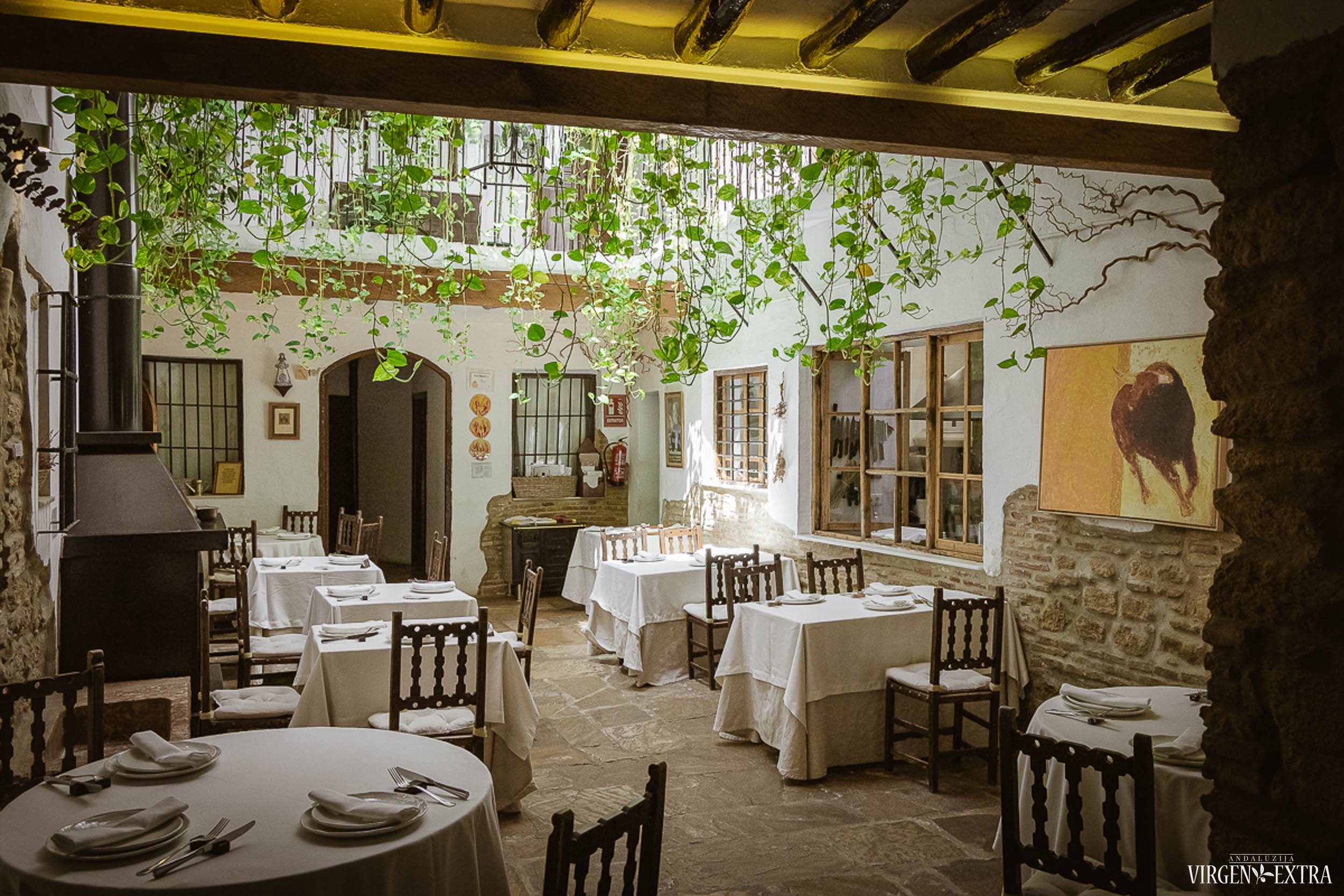 Arte de Cozina restoranas Antequera | Andalūzija. Virgen Extra