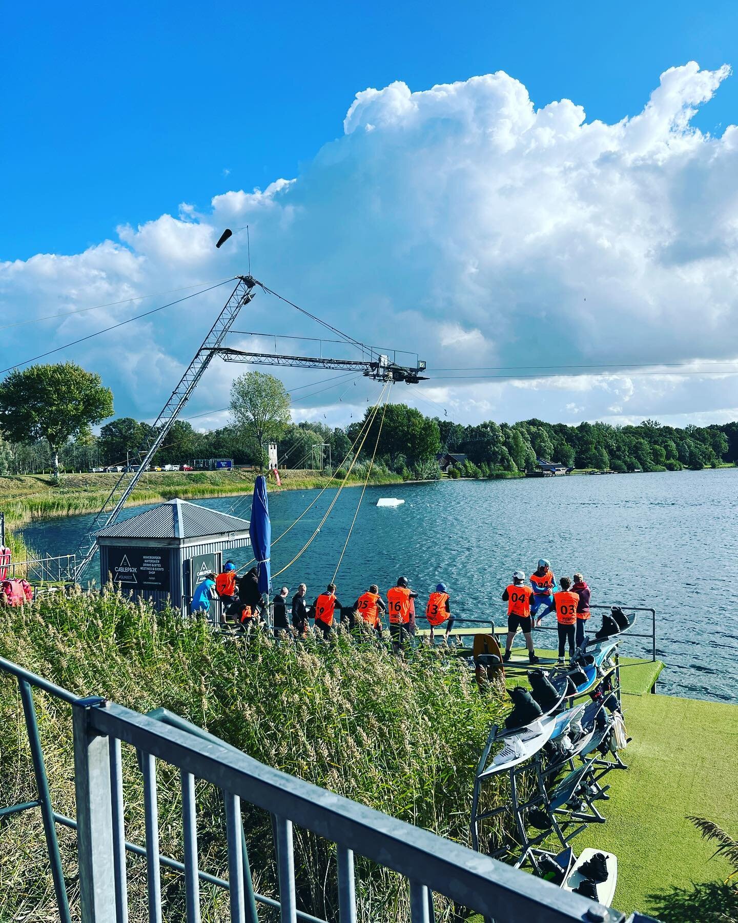 Beautiful day!!! 💙

See you at the Lake! 💦☀

#welovewakeboarden 
#cableparkaquabest #wakeboarding #wakeboard #waterski #cablepark #wake #wakeskate #cable #watersport #waterski