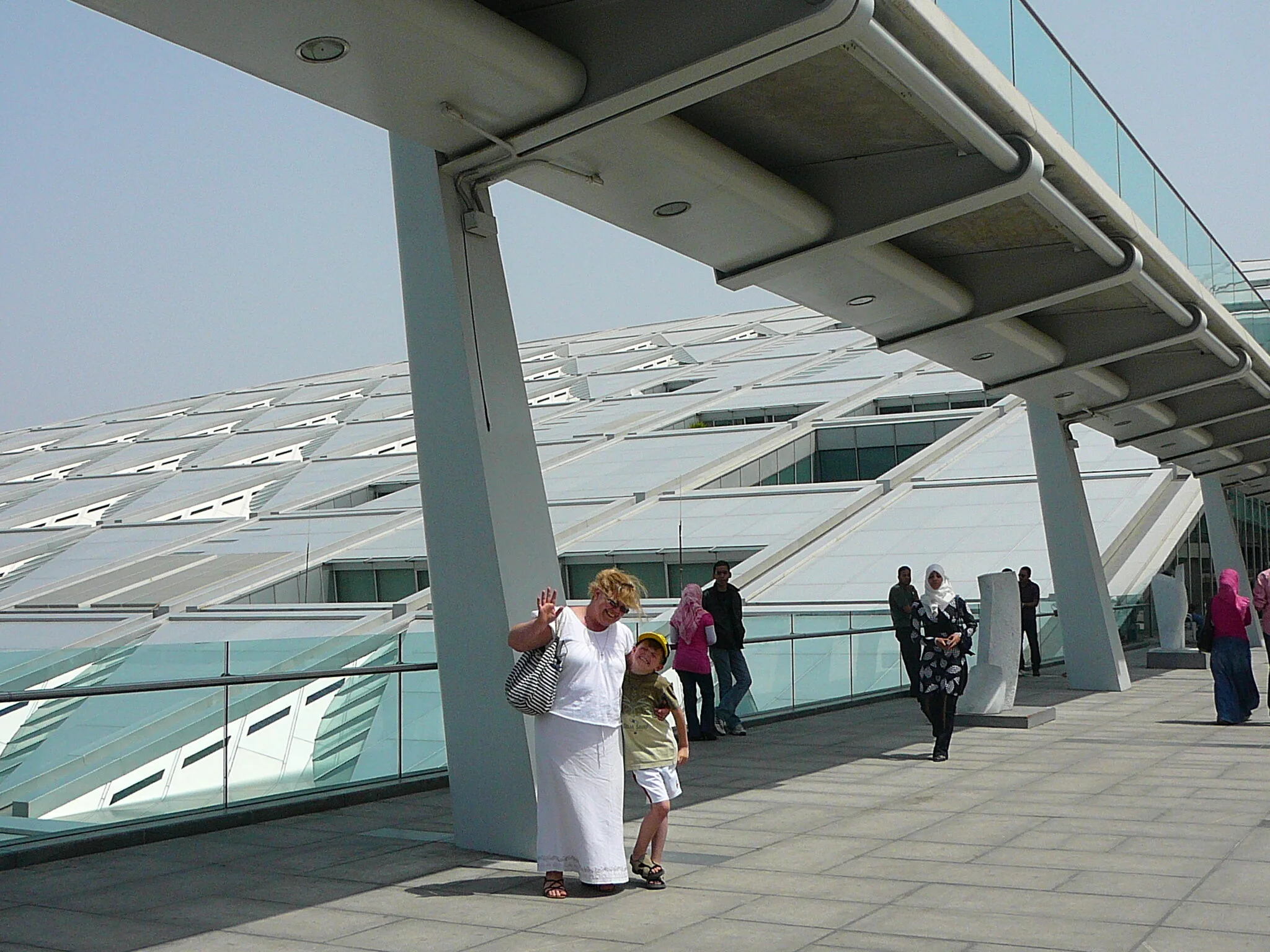 First trip to the Bibliotheca Alexandrina and one of my frst memories of incredible architecture 