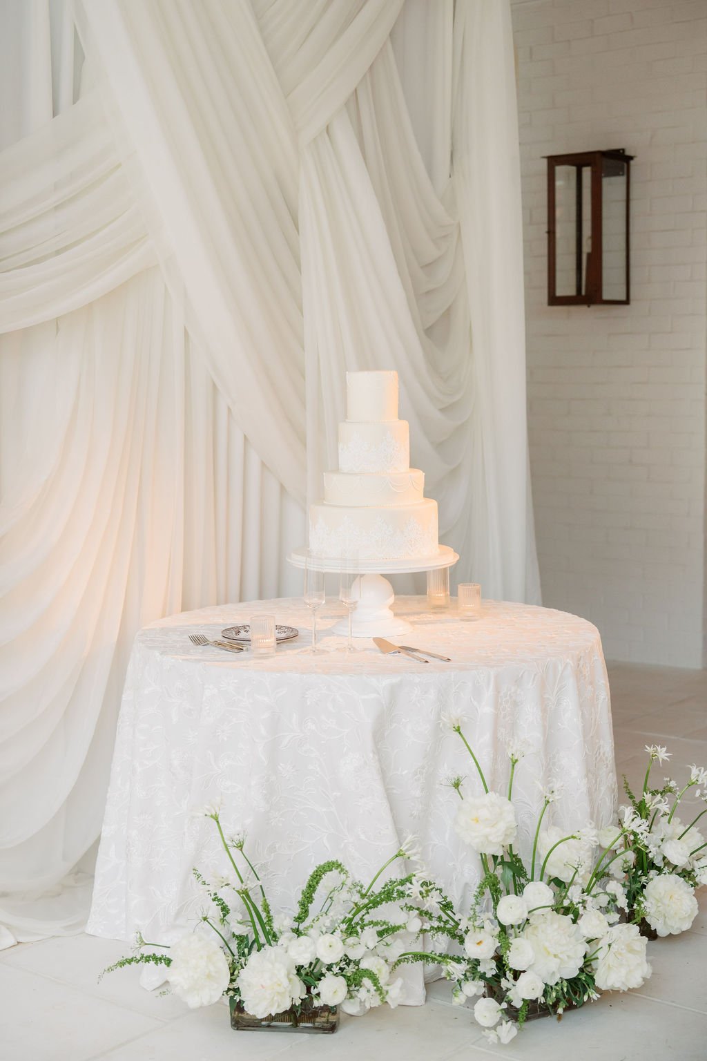 4 Tiered Wedding Cake
