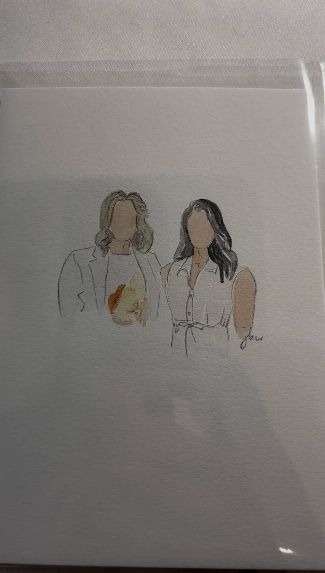 Live Watercolor Guest Sketch