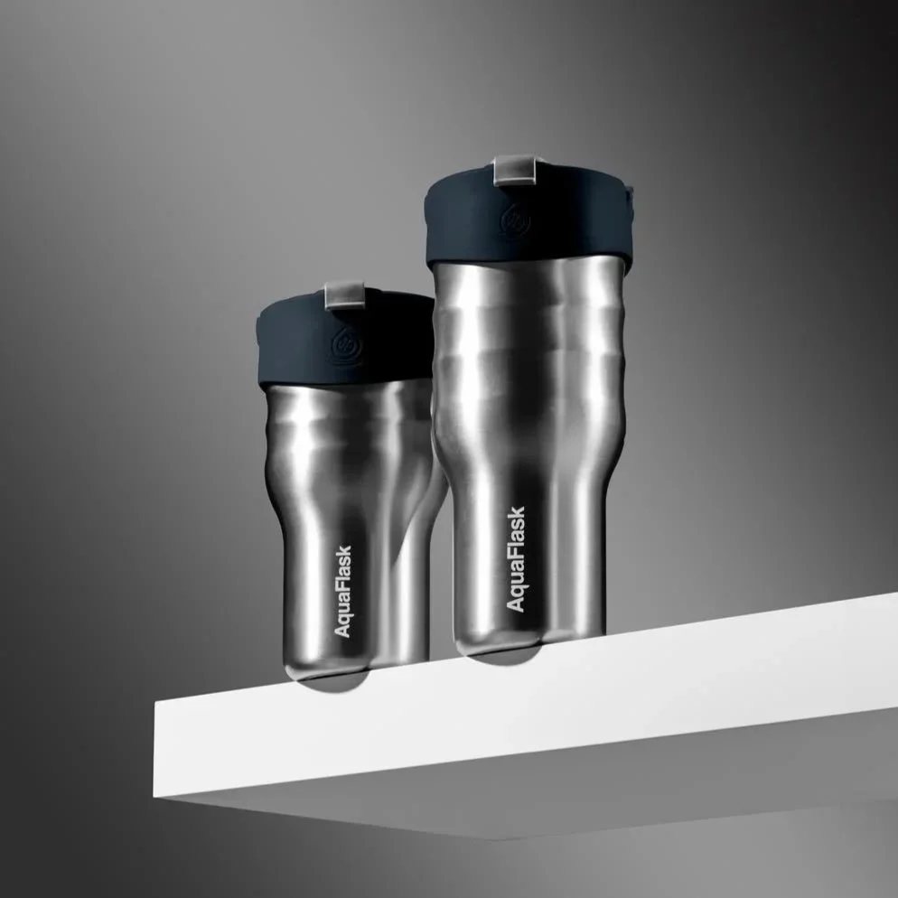 A bottle for the Philippine market featuring a distinctive form and dual-mouthpiece system for a more versatile drinking experience.