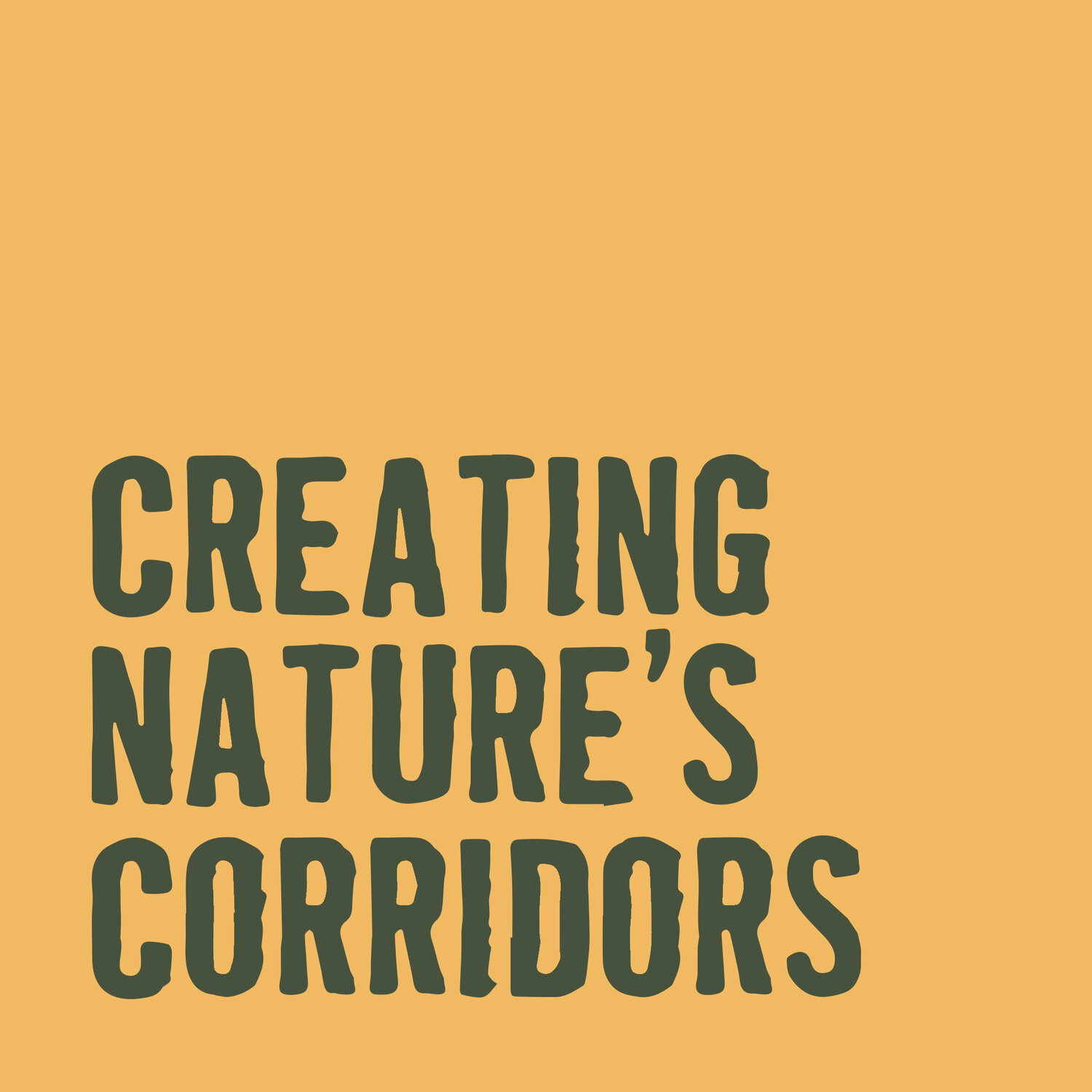 Creating Nature&#39;s Corridors