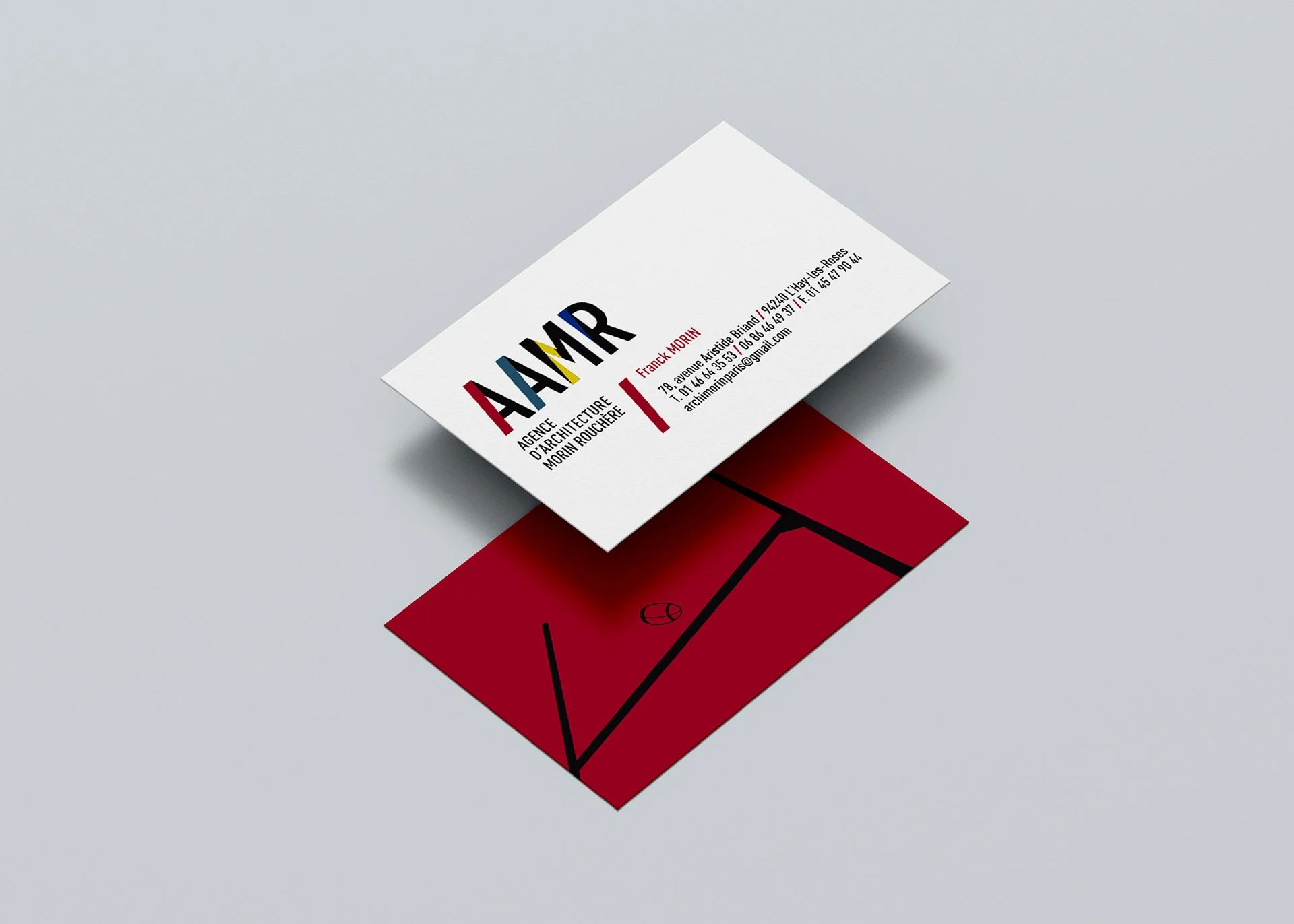 Branding - cartes de visite / verso rugby