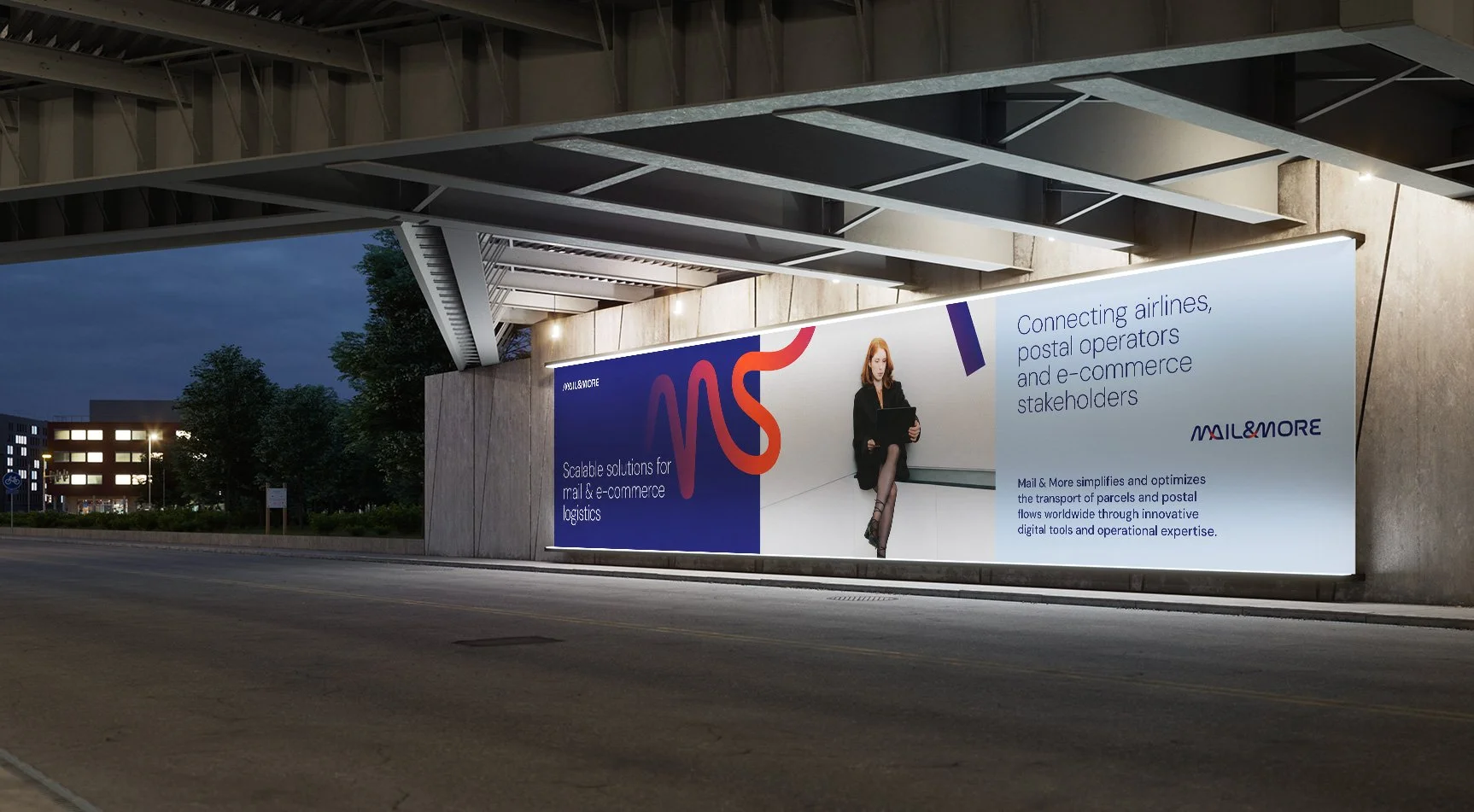 Mail & More - affiche publicitaire