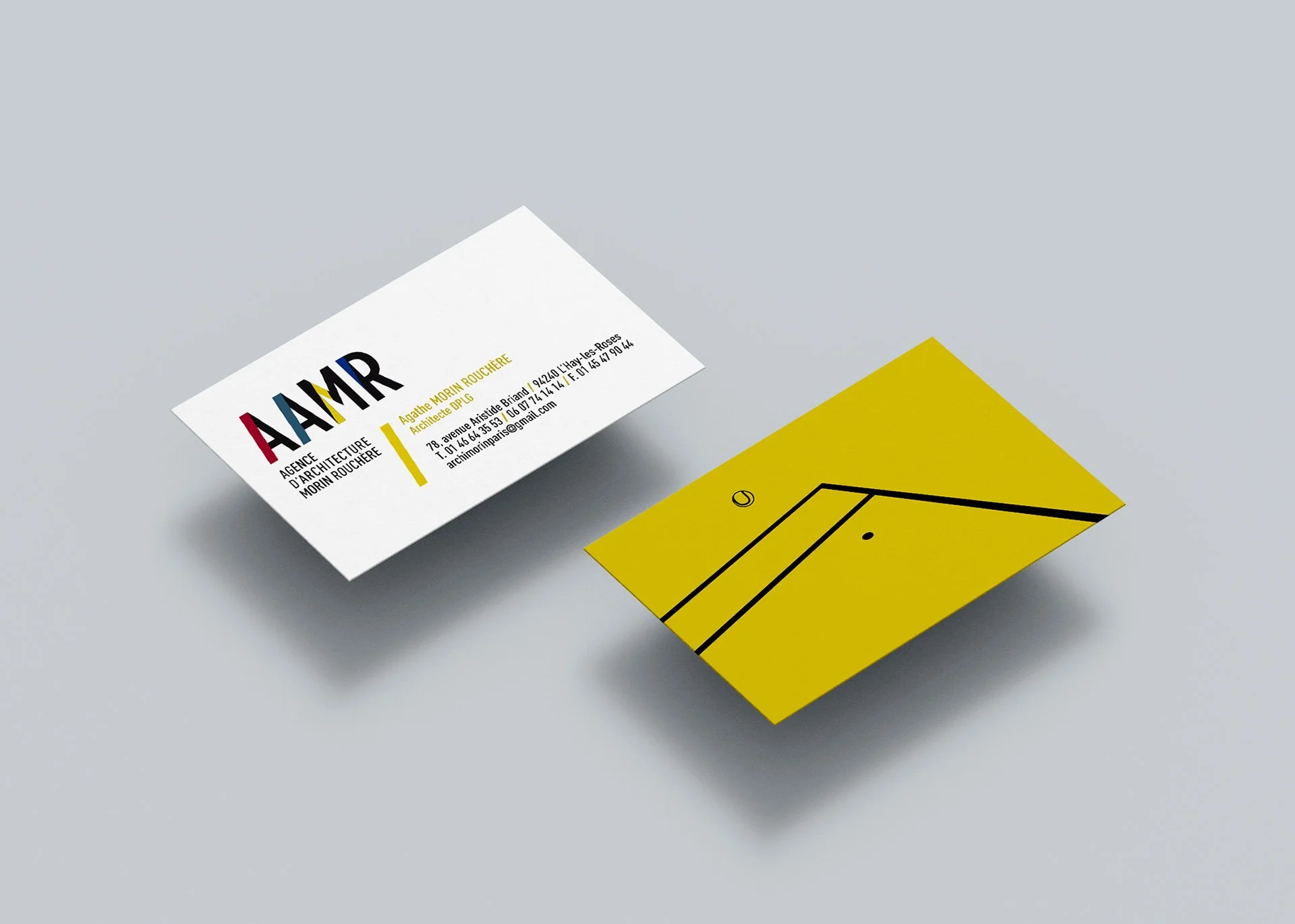Branding - cartes de visite / verso tennis