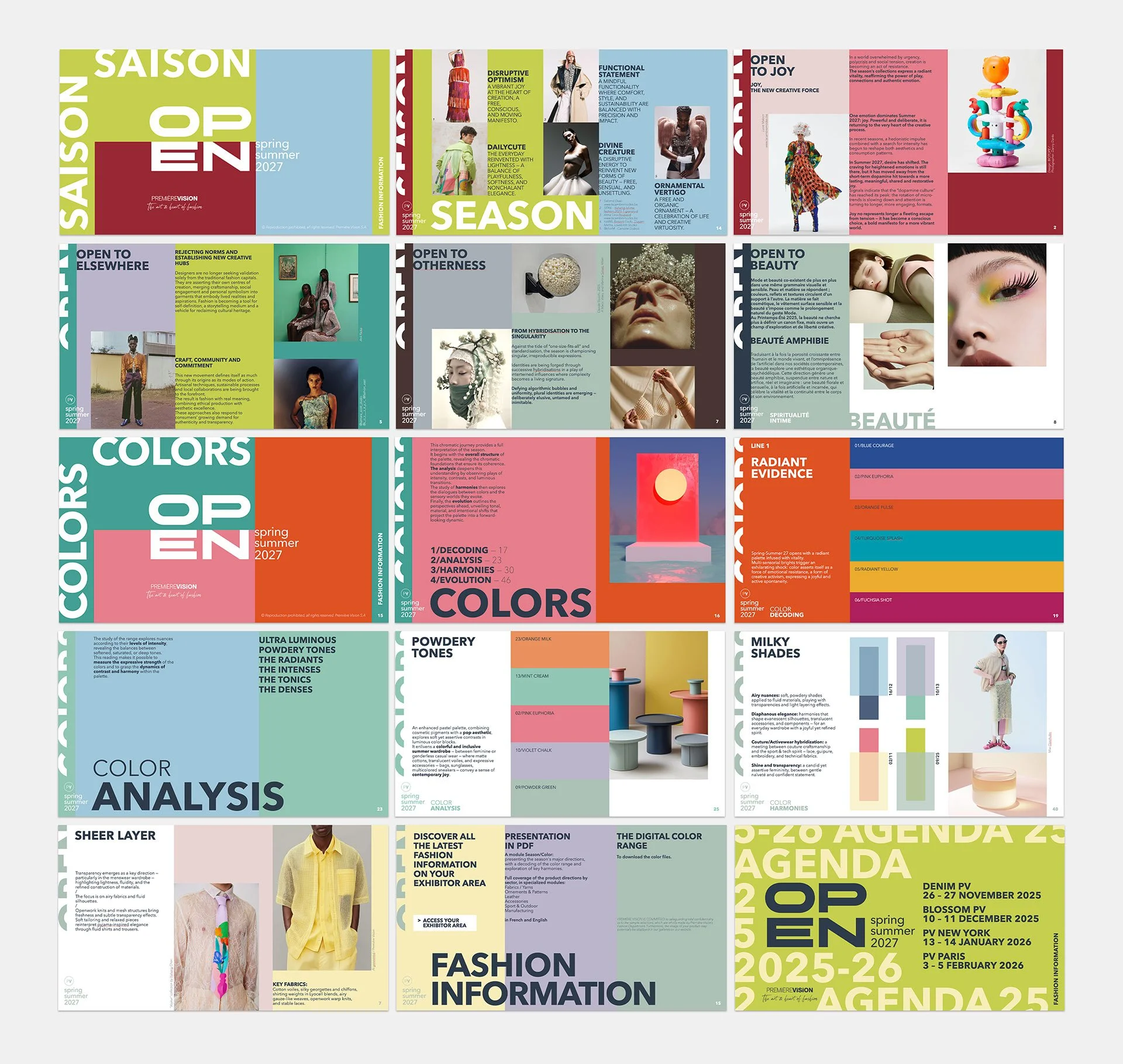 Maquette digitale des présentations des tendances mode