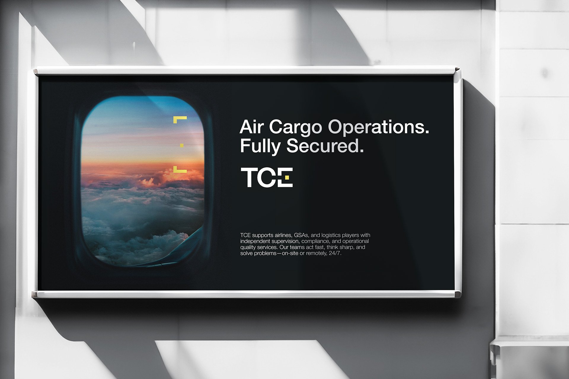 TCE communication print - affiche paysage