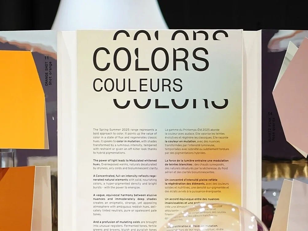Charte graphique et signalétique SS25 Première Vision