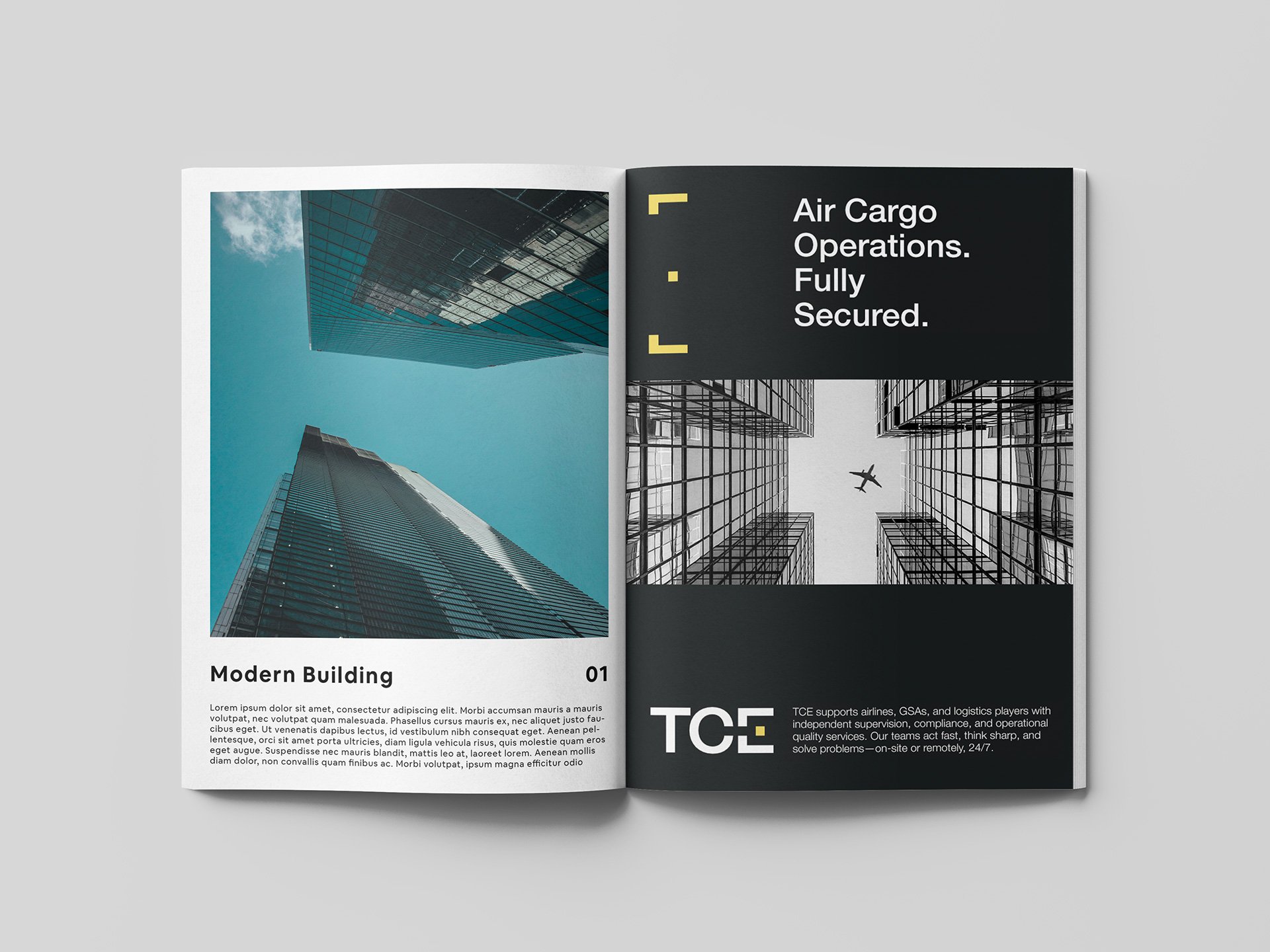 TCE communication print - publicité magazine