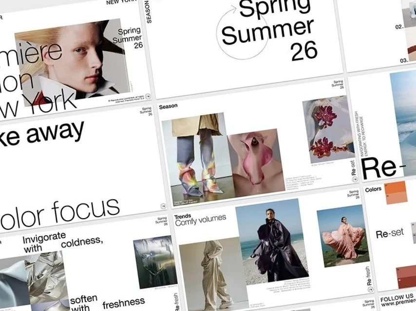 Charte graphique et signalétique SS26 Première Vision