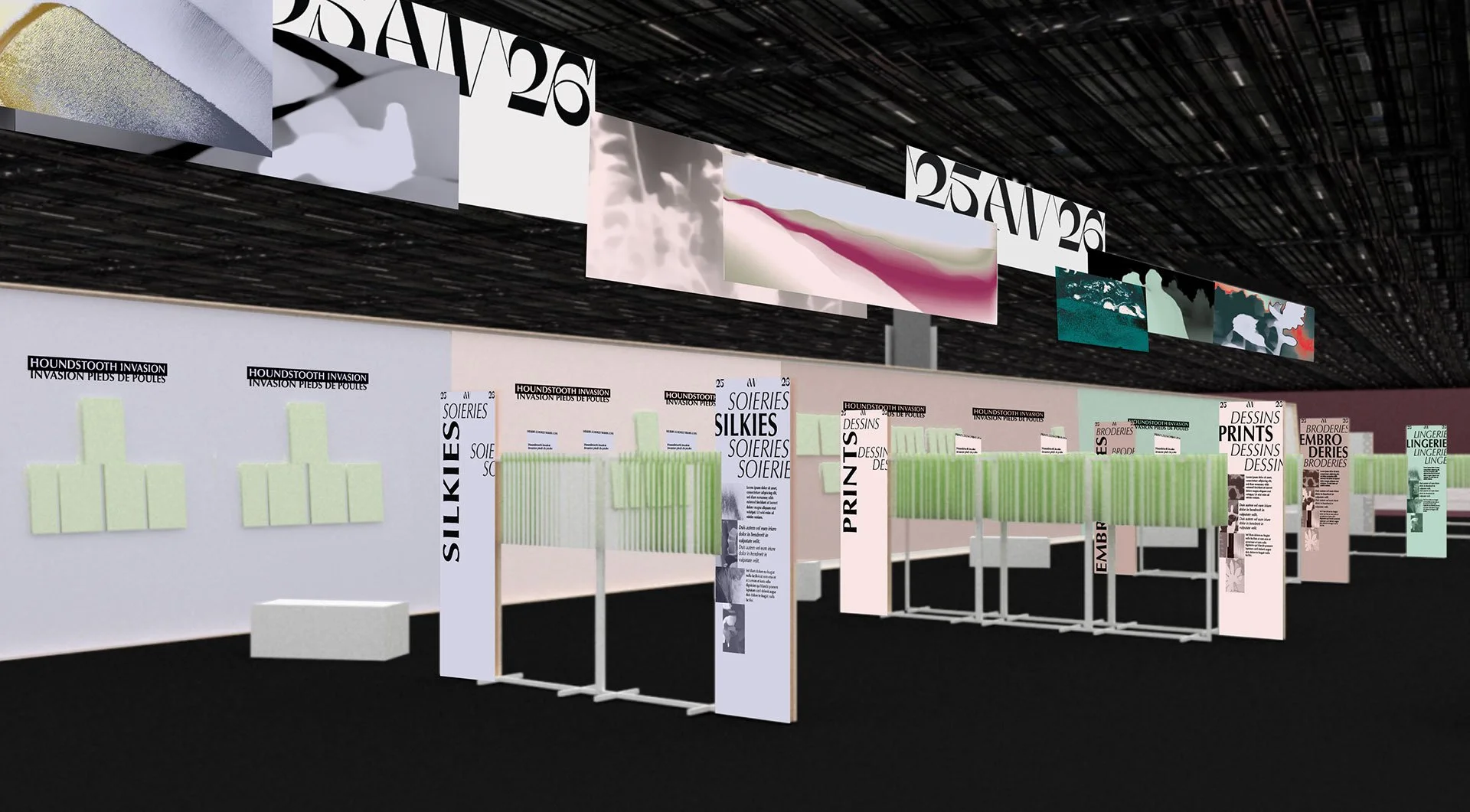 Vue 3D sur l'espace Sourcing du salon