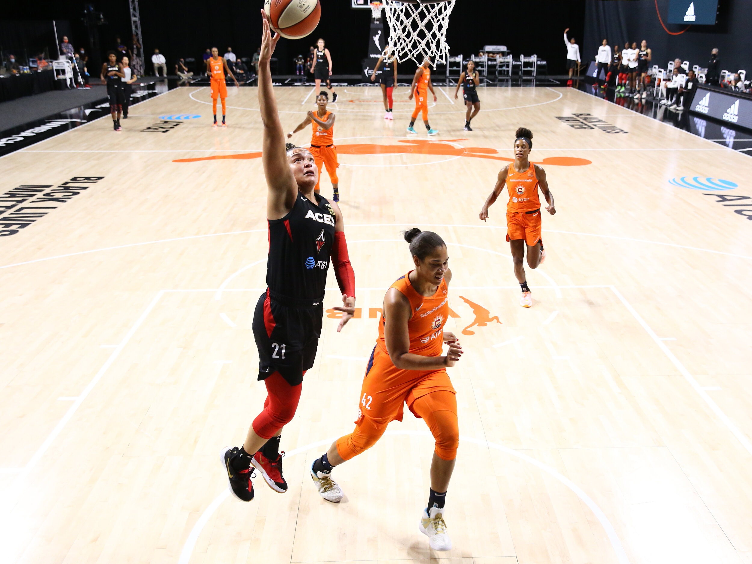Las Vegas Aces All-Star Kayla McBride: "Mental health isn't a game that you win or lose - it's a journey." (Photo courtesy: Las Vegas Aces)