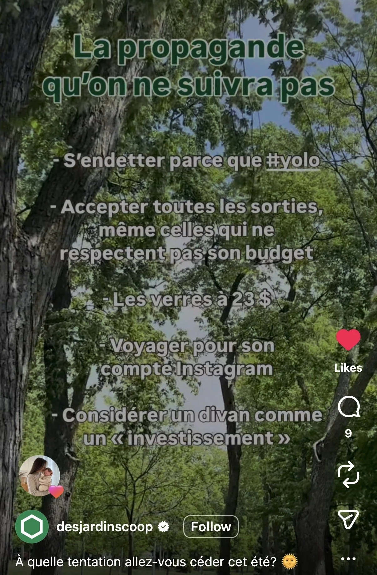 Conception, adaptation et rédaction d'une tendance sociale