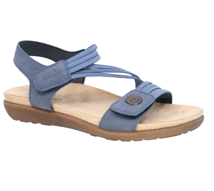 Lady Comfort Brianna Blue Sandal