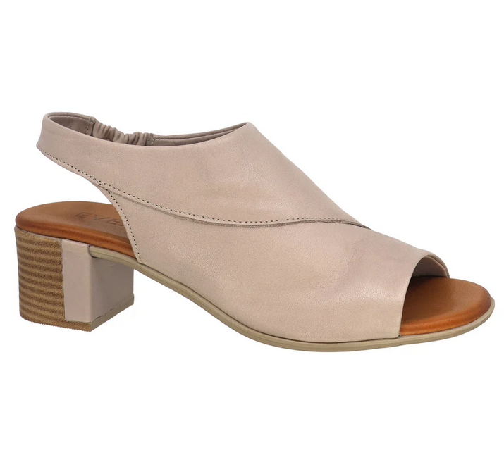 Everly Phoenix Silver Grey Genuine Leather Heeled Sandal 