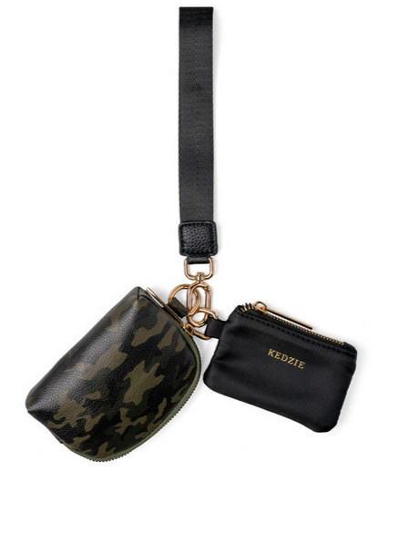 Kedzie Tandem Wristlet Set in Glamoflauge