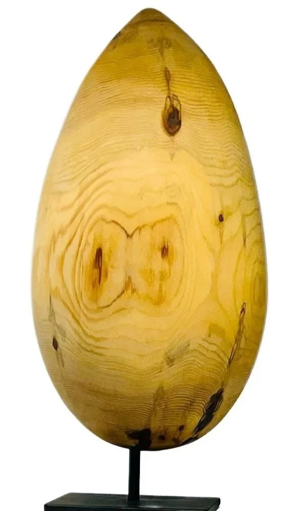 Almost Egg (20"H x 9"W) 
[Private collection, Stonington, Maine]