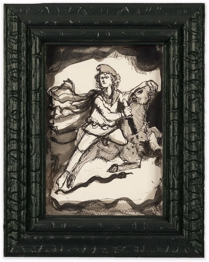 Mithras, 2025
Ink on paper
7 x 5 inches