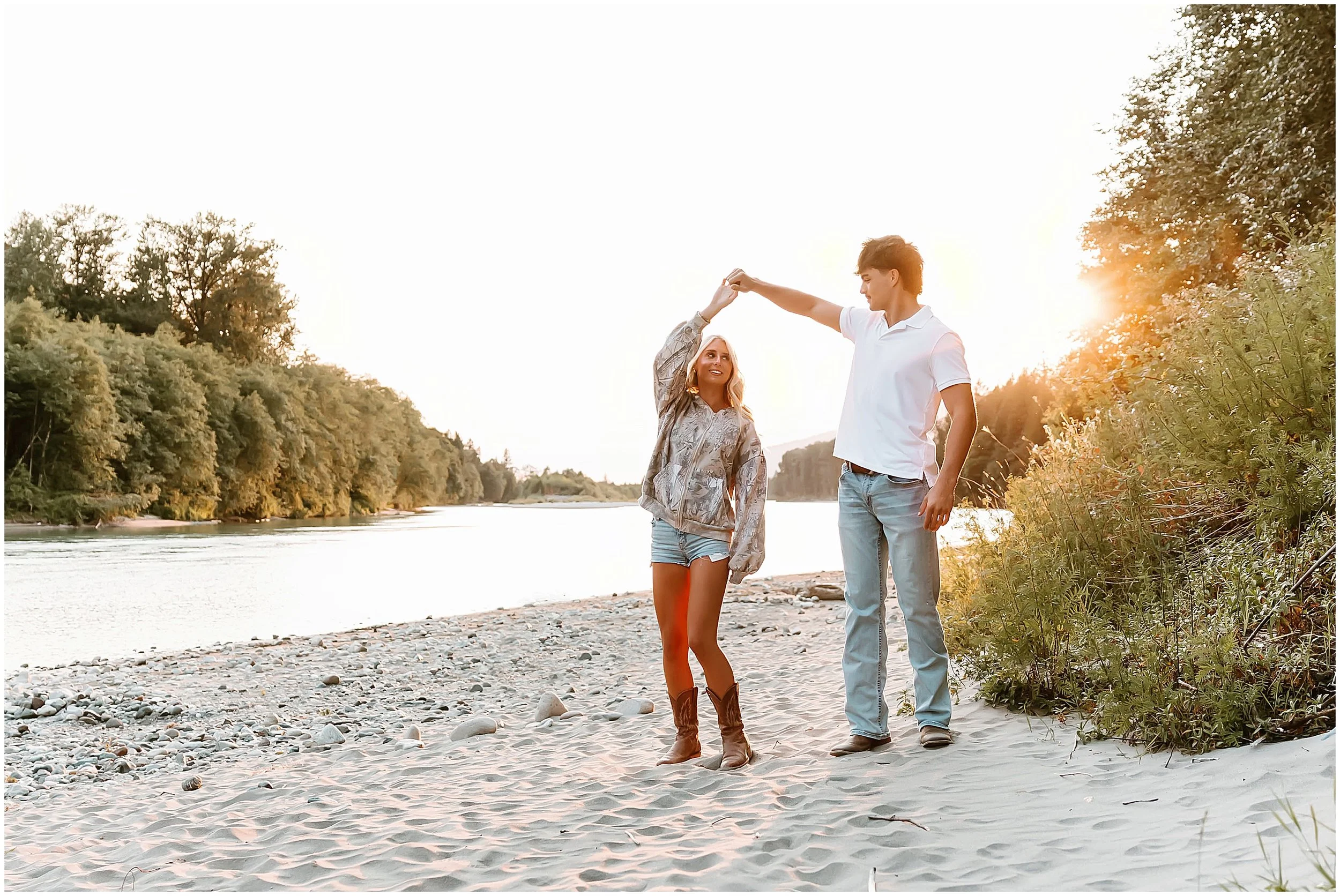 High School Senior Couple Photos