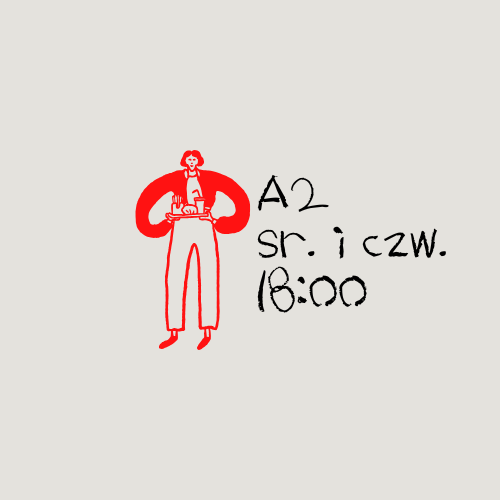 poziom A2 środy i czwartki o 18:00