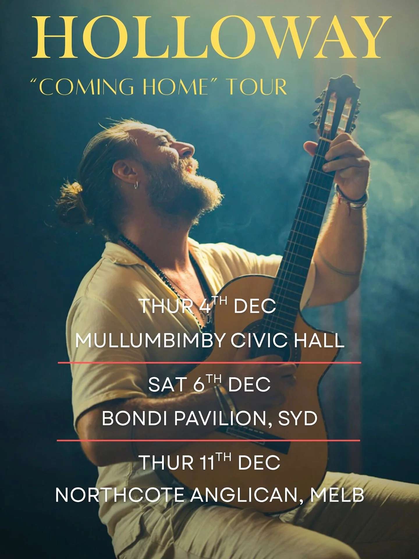 ✨&bull; Exciting news family !! &bull; ✨

This December, I&rsquo;ll be bringing a string of intimate concerts to the east coast of Australia. I&rsquo;ve curated a very special live set ~ a deep, immersive musical journey ~ I can&rsquo;t wait to conne