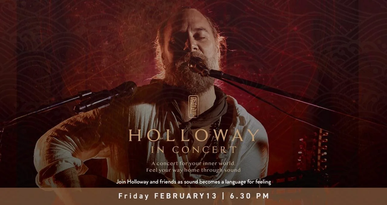 “Holloway in Concert” Dragon Tea Temple, Ubud