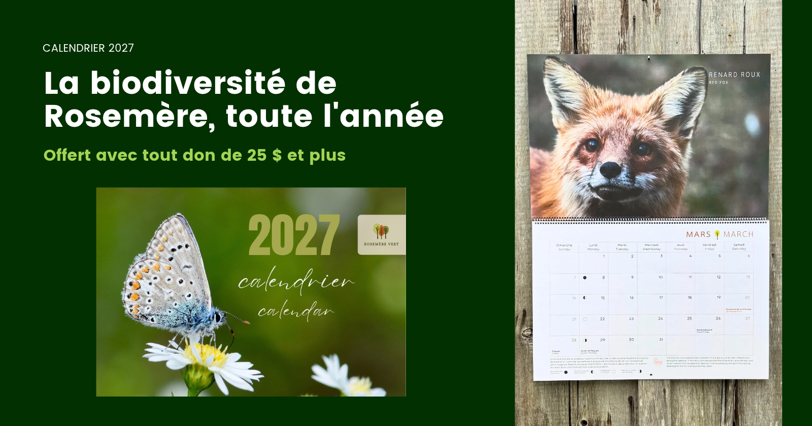 Calendrier 2027