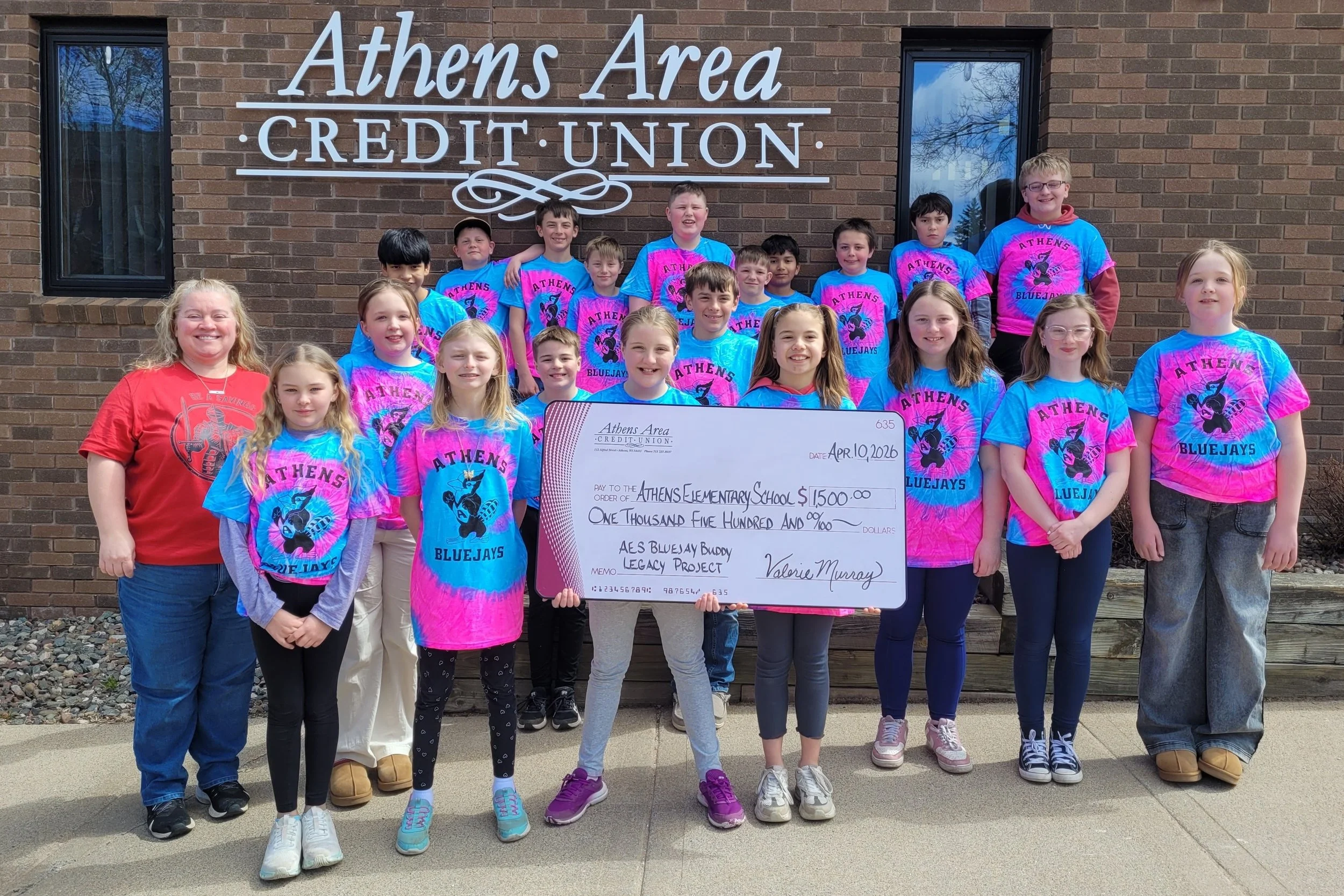 Athens Elementary School Donation