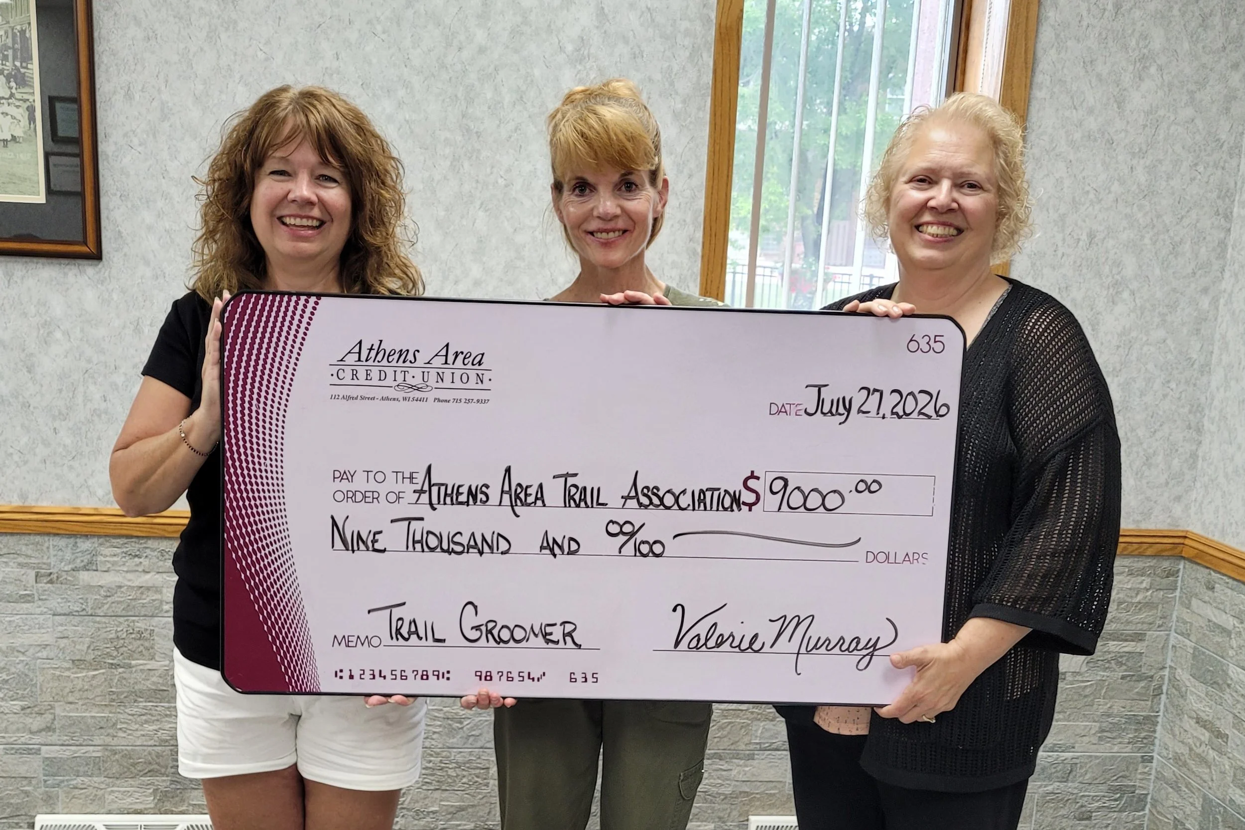 Athens Area Trail Association Donation