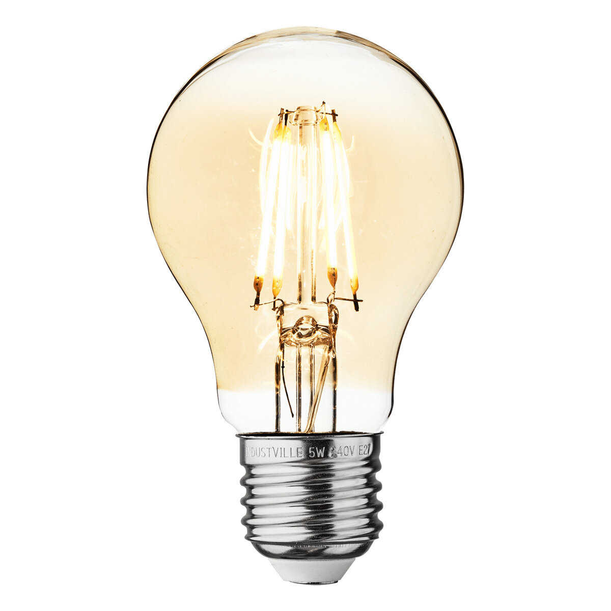 Industville - Vintage LED Edison Bulb Old Filament Lamp - Classic A60