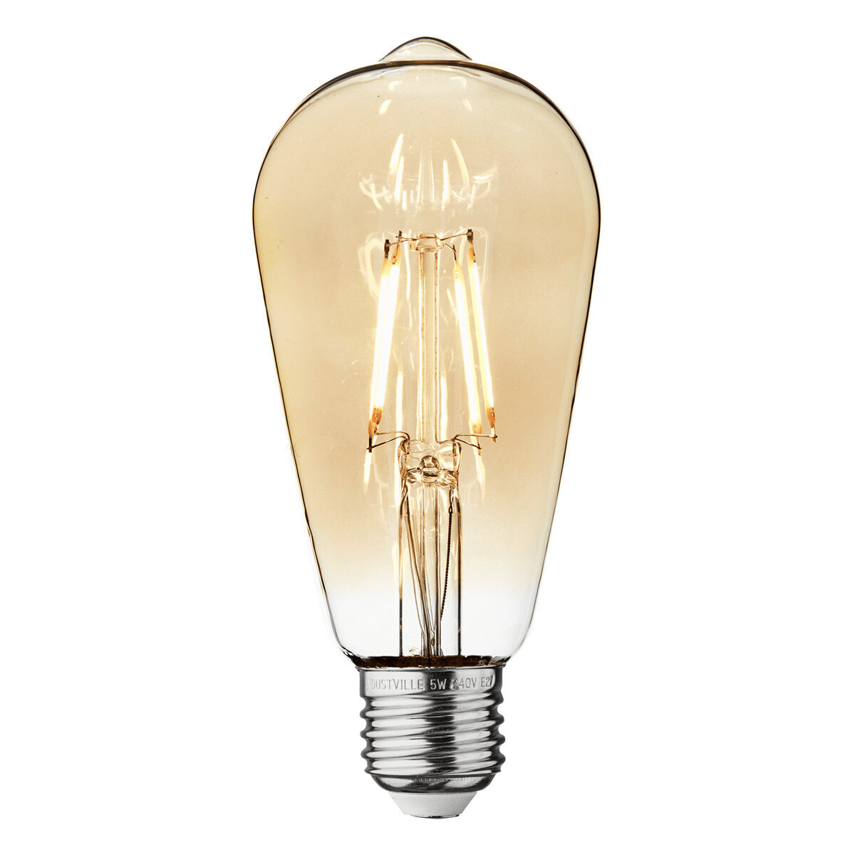 Industville - Vintage LED Edison Bulb Old Filament Lamp - Pear ST64