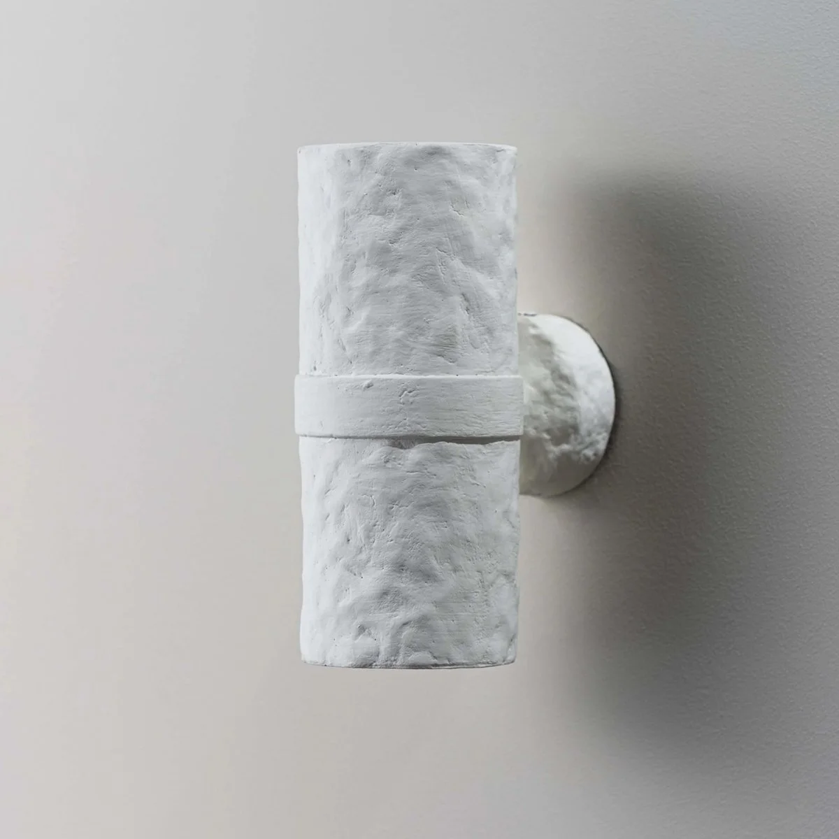 Porta Romana - Julius Wall Light in Plaster White & Gold