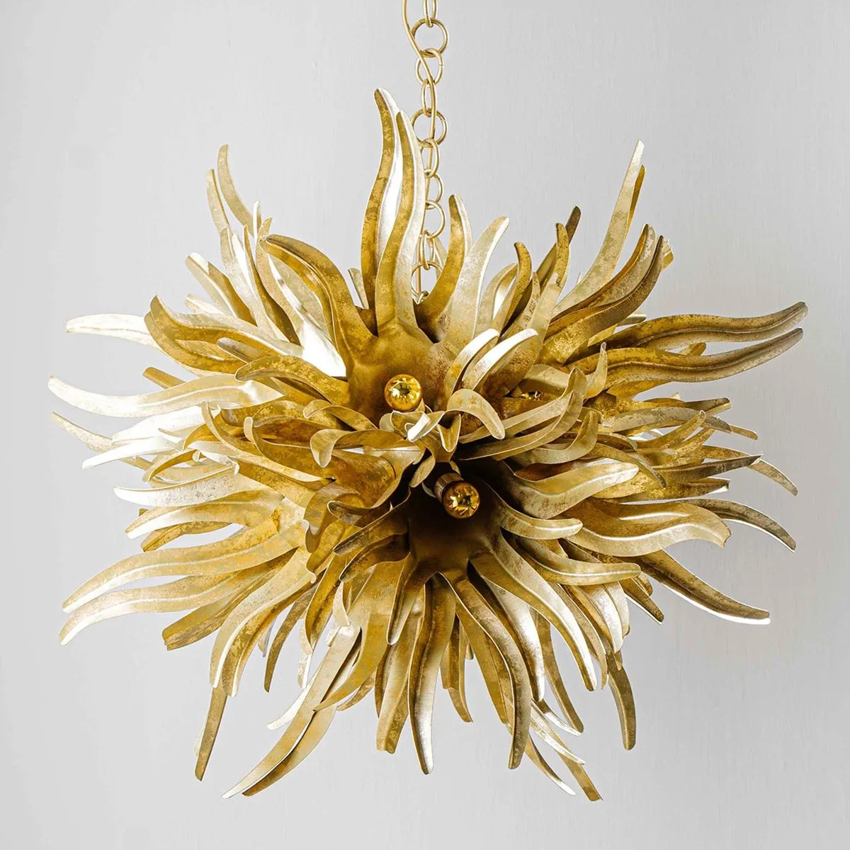 Porta Romana - Urchin Chandelier Large in Bodu Gold