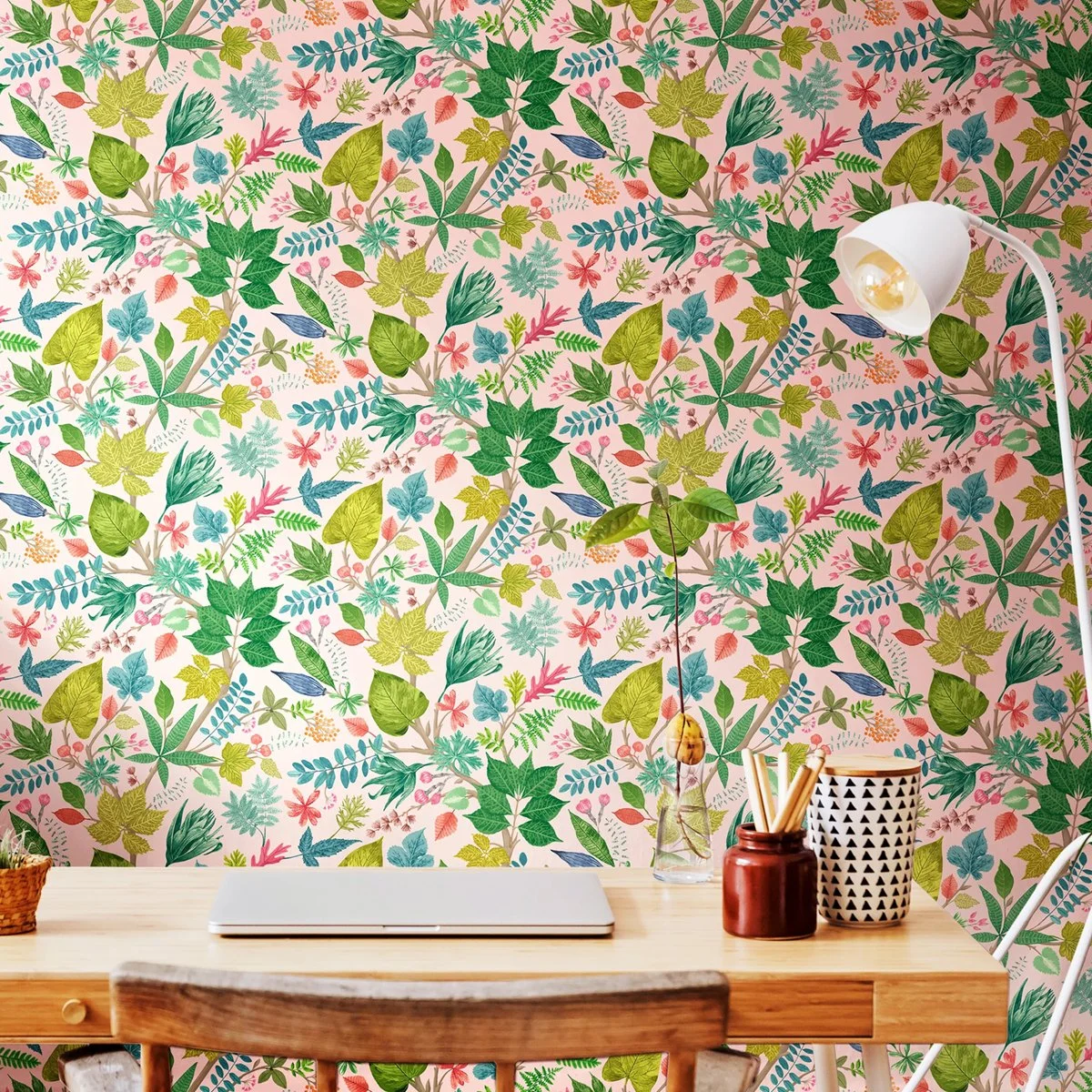 Ohpopsi - Lush Leaves Wallpaper