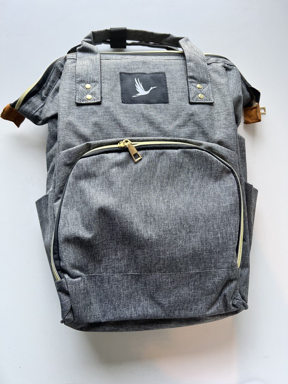 Gray Diaper Bag
