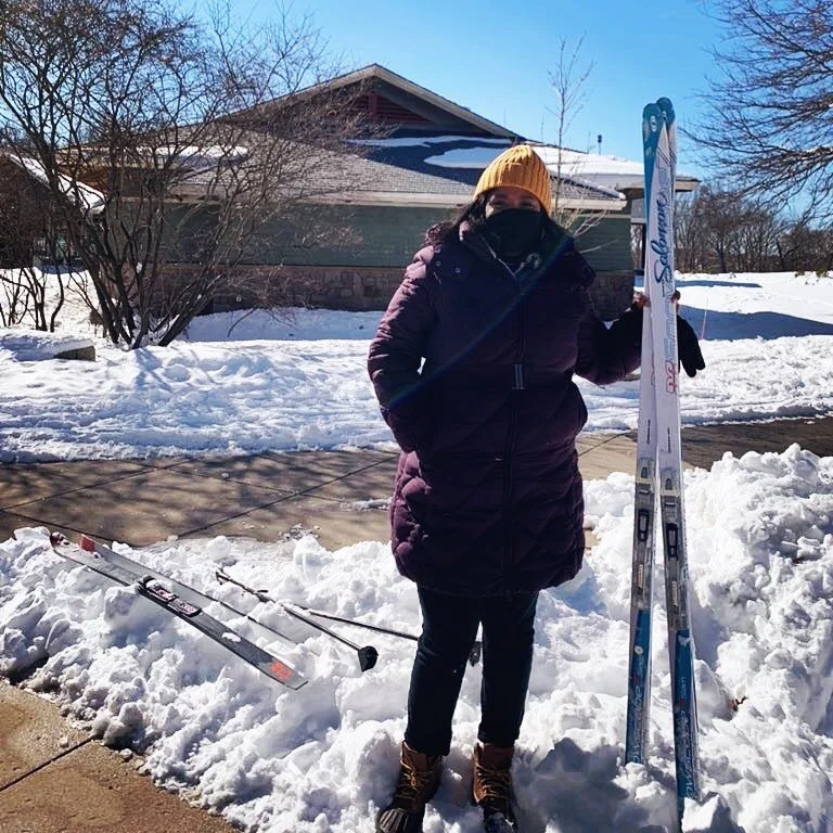 Do you think Boston should be a #WinterCity? I do.

Today, @dot_fennell  brought me out CX skiing at @franklinparkbos and shared her ideas about activating our parks in the winter. 

I had a blast, and a couple of falls💀, but this first-timer is sol