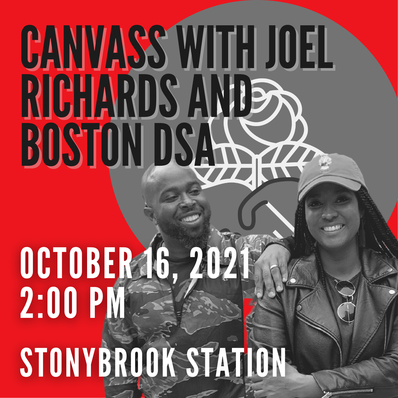 Canvass with Joel Richards and Boston DSA!