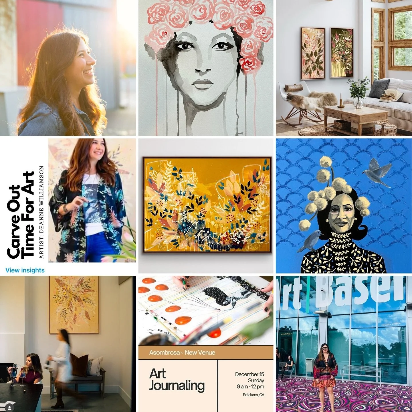 Dear 2024: you brought some challenges but overall I think you delivered some pretty great experiences in my art business. Here are the top 9!

1. New branding photos with my favorite women @inherimagephoto 

2. New watercolor series created while I 