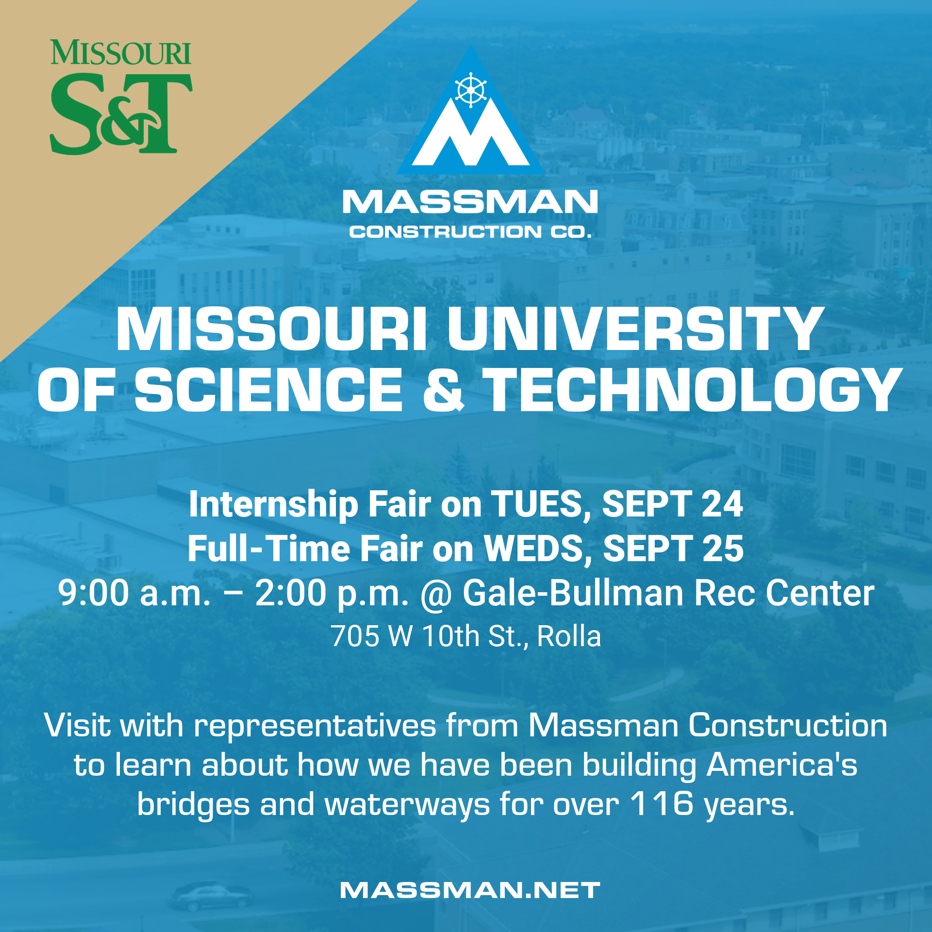 UNIVERSITY OF MISSOURI SCIENCE & TECHNOLOGY FALL FULL-TIME CAREER FAIR