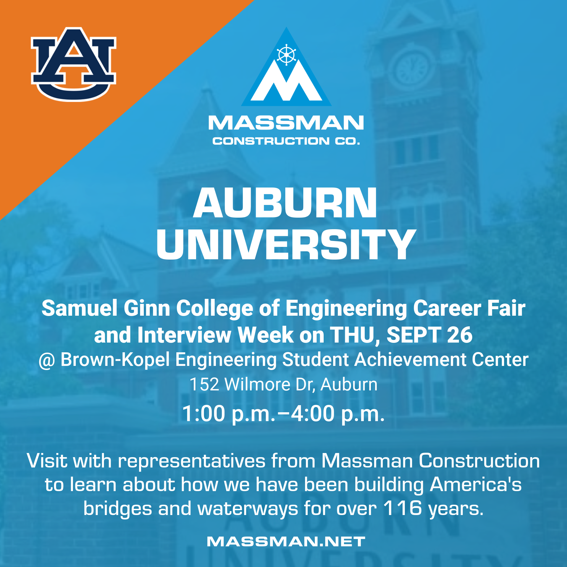 AUBURN UNIVERSITY SAMUEL GINN COLLEGE OF ENGINEERING CAREER FAIR