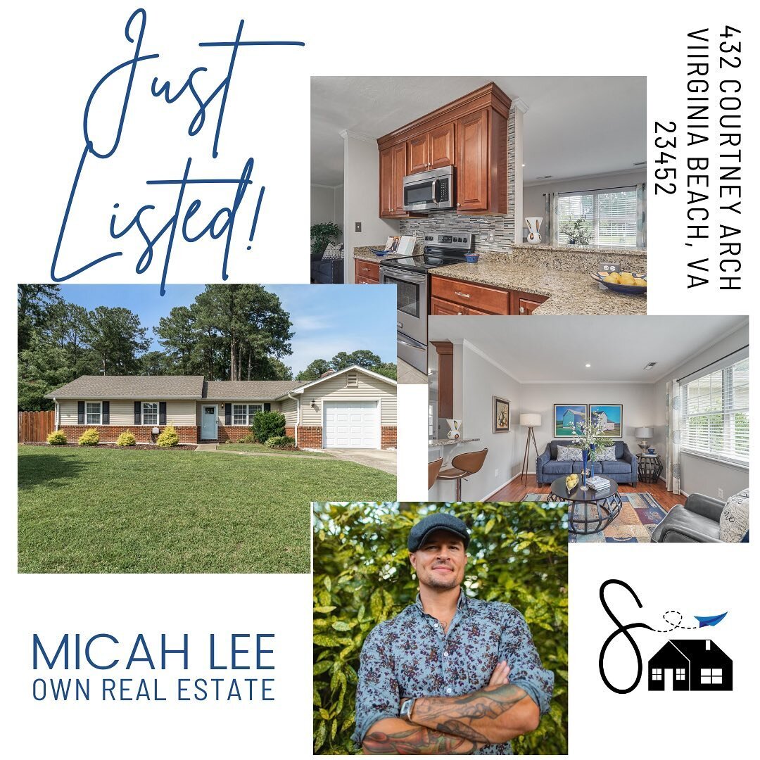 𝙏𝙒𝙊 more 𝙇𝙄𝙎𝙏𝙄𝙉𝙂𝙎 on the market before the weekend 🏠🏠! Better make your appointments now &mdash; they&rsquo;ll be under contract before you know it‼️
&bull;
Check out this beautiful and recently modernized 3-bedroom 2 bath, ranch style h