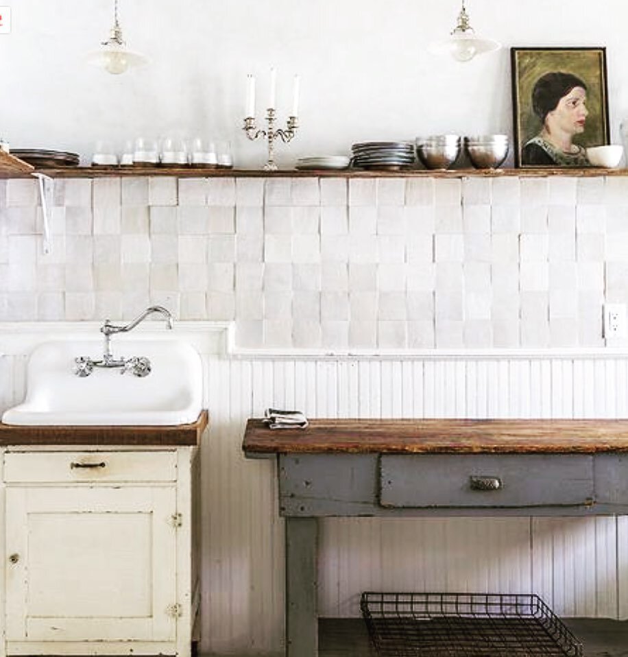 Tired of basic backsplash options...meet the zellige tile, an earthy terra-cotta alternative to subway tiles. Lustrous, organic and perfectly imperfect they have been made the same way in Morocco for over a 1000 years by being baked in kilns fired by
