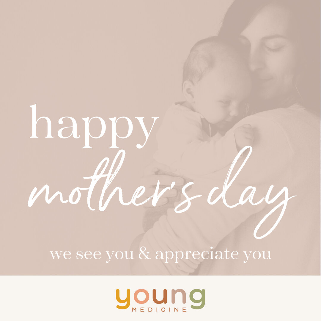 On this Mother's Day, I hope you know how seen and appreciated you are by our team here at Young Medicine and all your loved ones.​​​​​​​​​
May your day be as special as you are. 🤱

xx,
Dr. Michelle💕
.
.
.
.
. 
#youngmedicine #preventativemedicine 