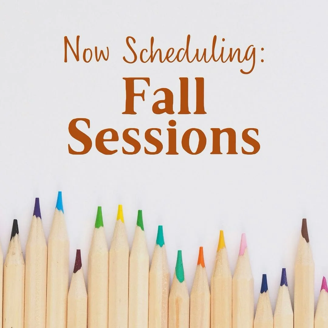 School is back! 🍂 Fall therapy sessions are now open &mdash; spots are limited, so reach out soon. 

Have questions or want to see if we&rsquo;re a good fit? Send an email or message!