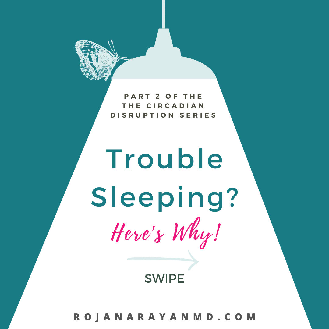 Your circadian rhythm, the biological clock that regulates your sleep and wake cycle, gets disrupted for lots of reasons. 🛌​​​​​​​​
​​​​​​​​
If you're a night owl, you have a better chance of this happening! 🦉 (W)hoo knew?!​​​​​​​​
​​​​​​​​
Because